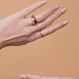 Gold Dome Ring By Bree Altman in WEDDING Category