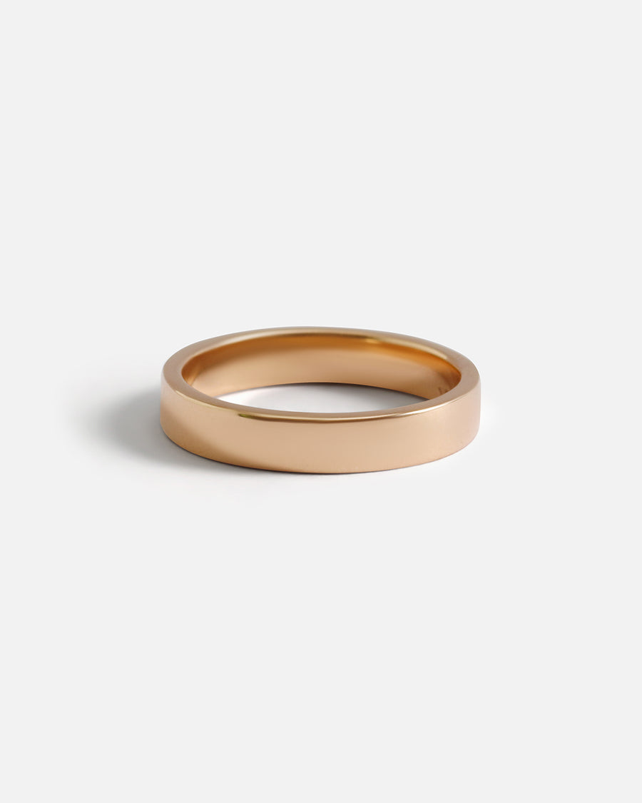 Flat Band / 3.5mm By fitzgerald jewelry in WEDDING Category