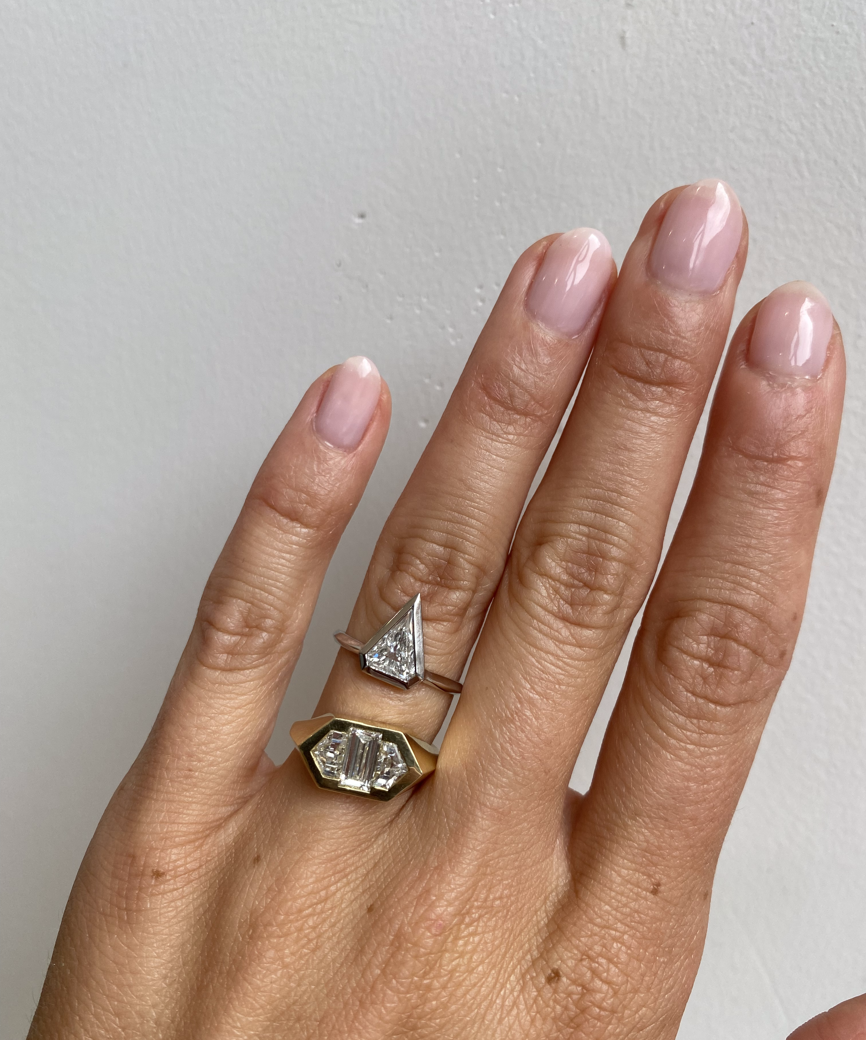 Elongated Hexagon / Ring By Hiroyo