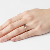 Nai Ring / Purple Sapphire By fitzgerald jewelry in ENGAGEMENT Category
