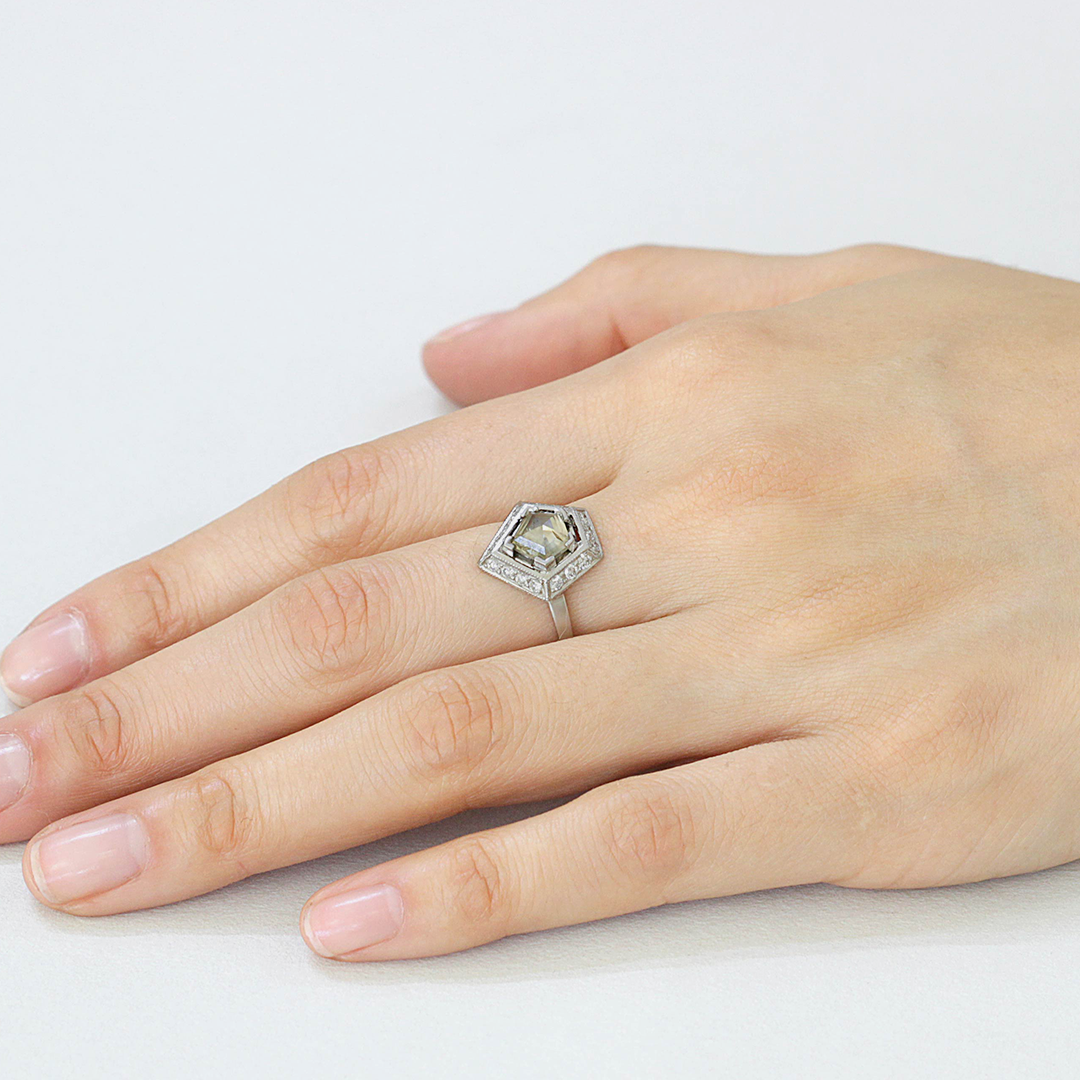 Geo Halo / 1.22ct By Hiroyo in ENGAGEMENT Category