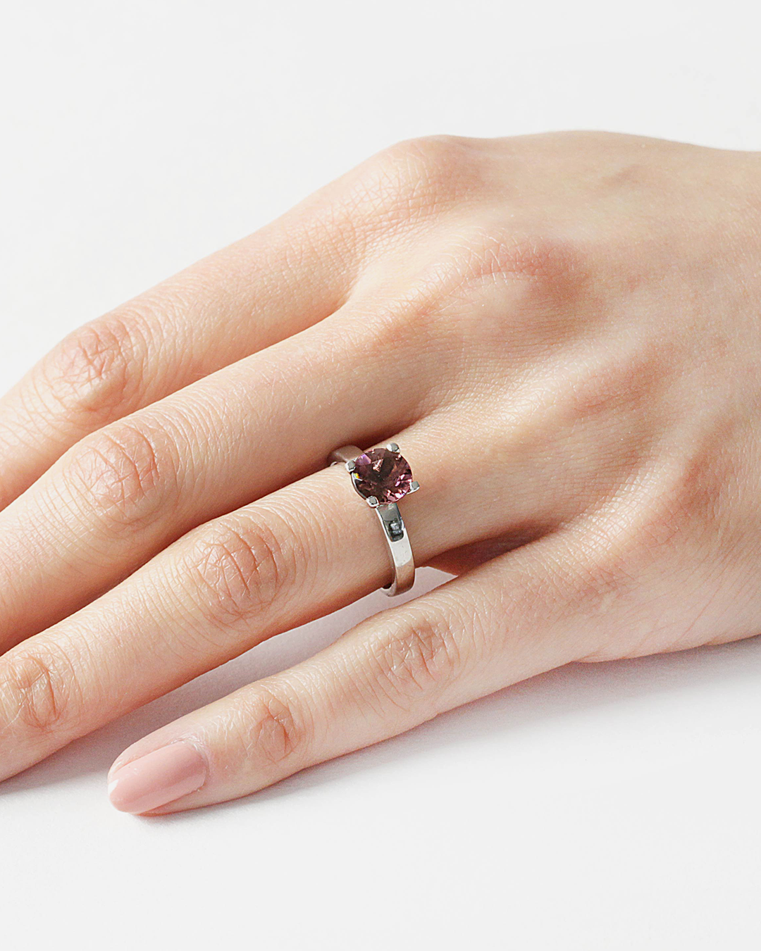 Orbit / PO Pink Tourmaline By fitzgerald jewelry in Engagement Rings Category