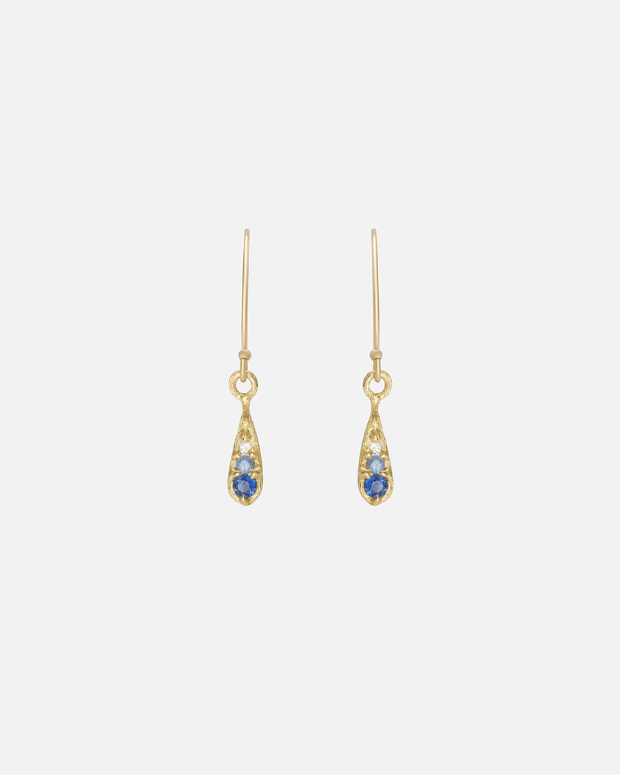Silk / Gradient Blue Sapphire Earrings By Hiroyo in earrings Category
