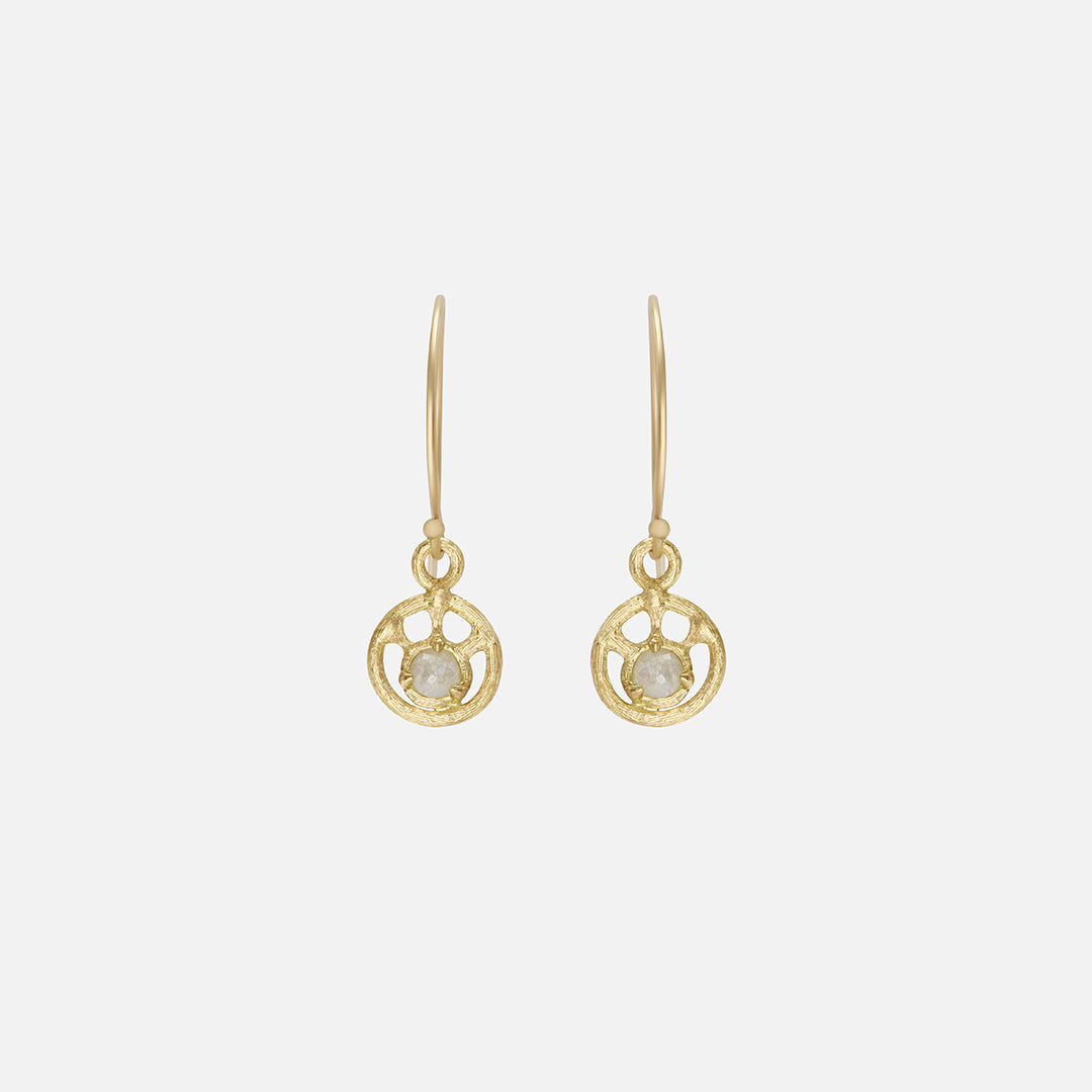 Silk / Moonlight Diamond Earrings By Hiroyo in earrings Category