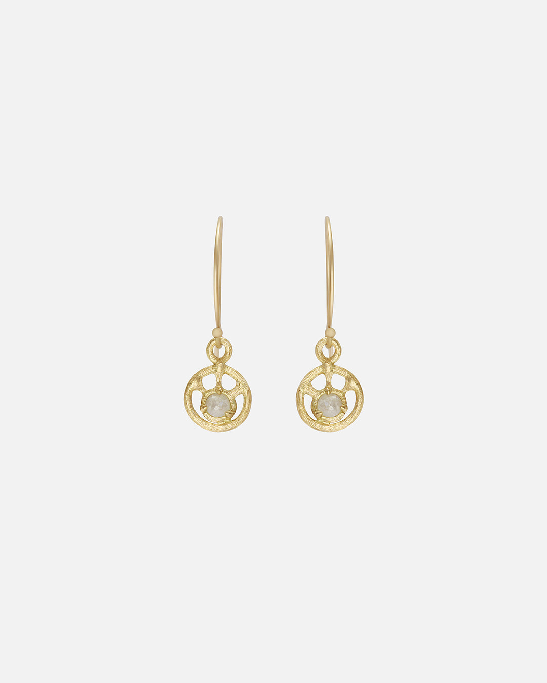 Silk / Moonlight Diamond Earrings By Hiroyo