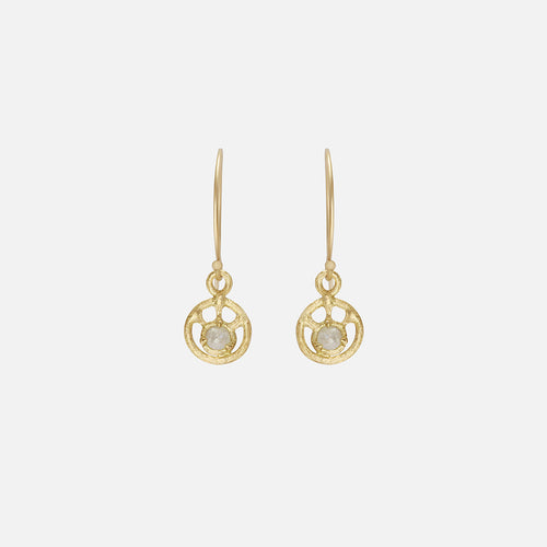 Silk / Moonlight Diamond Earrings By Hiroyo in earrings Category