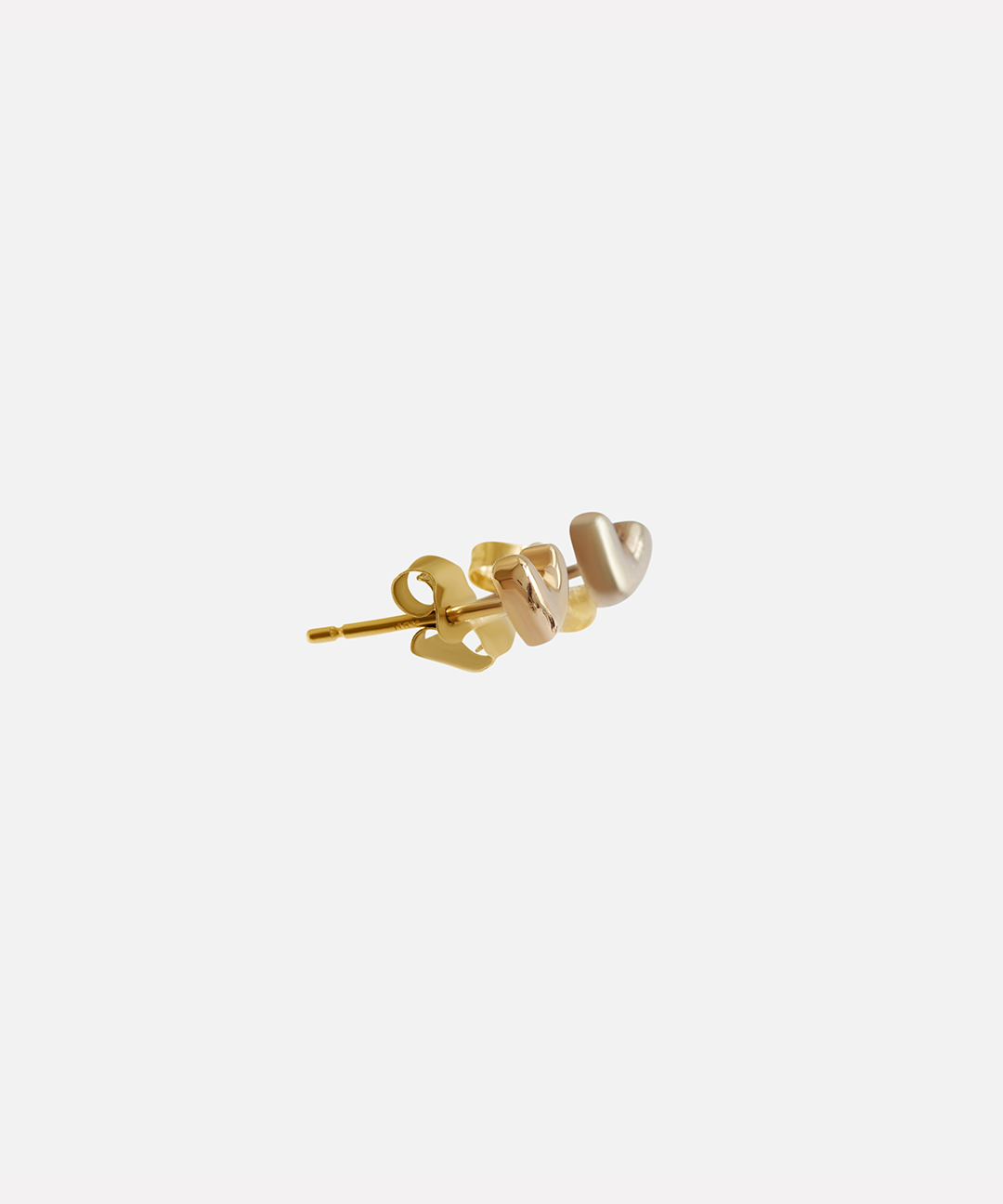 Sky / Heart Studs By fitzgerald jewelry