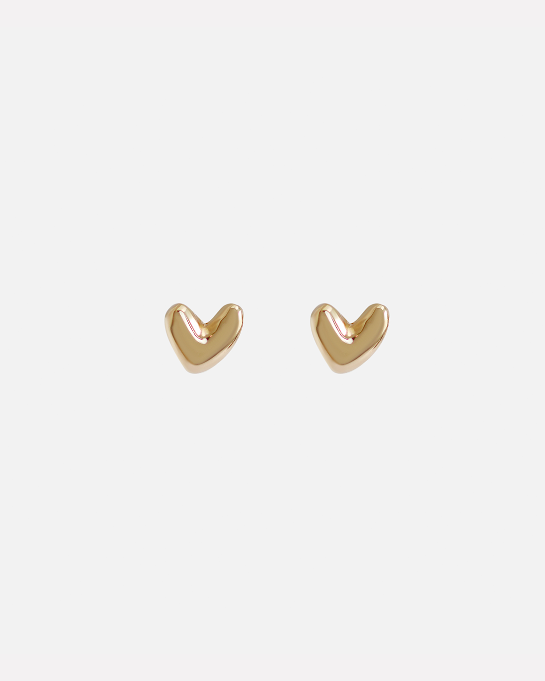 Sky / Heart Studs By fitzgerald jewelry