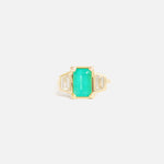 3 Wishes / Emerald Ring By Hiroyo