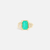 3 Wishes / Emerald Ring By Hiroyo