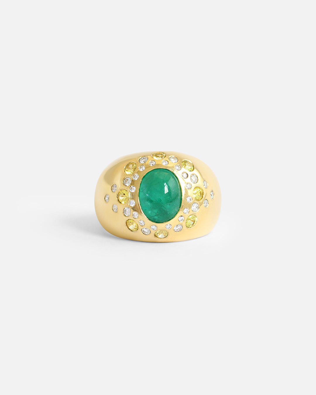 Dome / Emerald Ring By Hiroyo