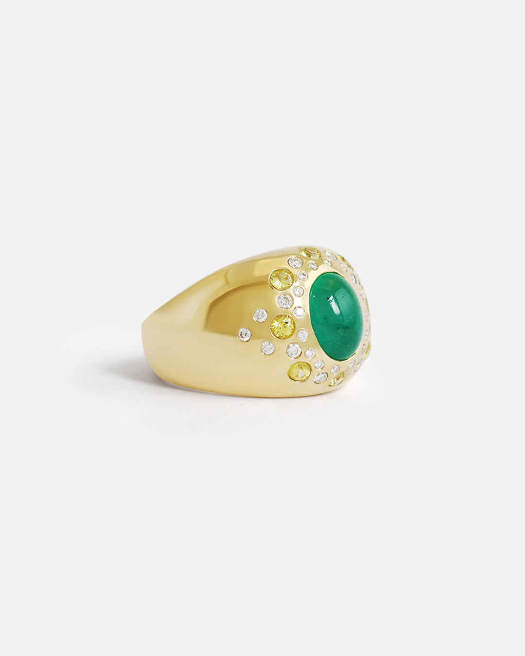 Dome / Emerald Ring By Hiroyo