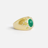 Dome / Emerald Ring By Hiroyo