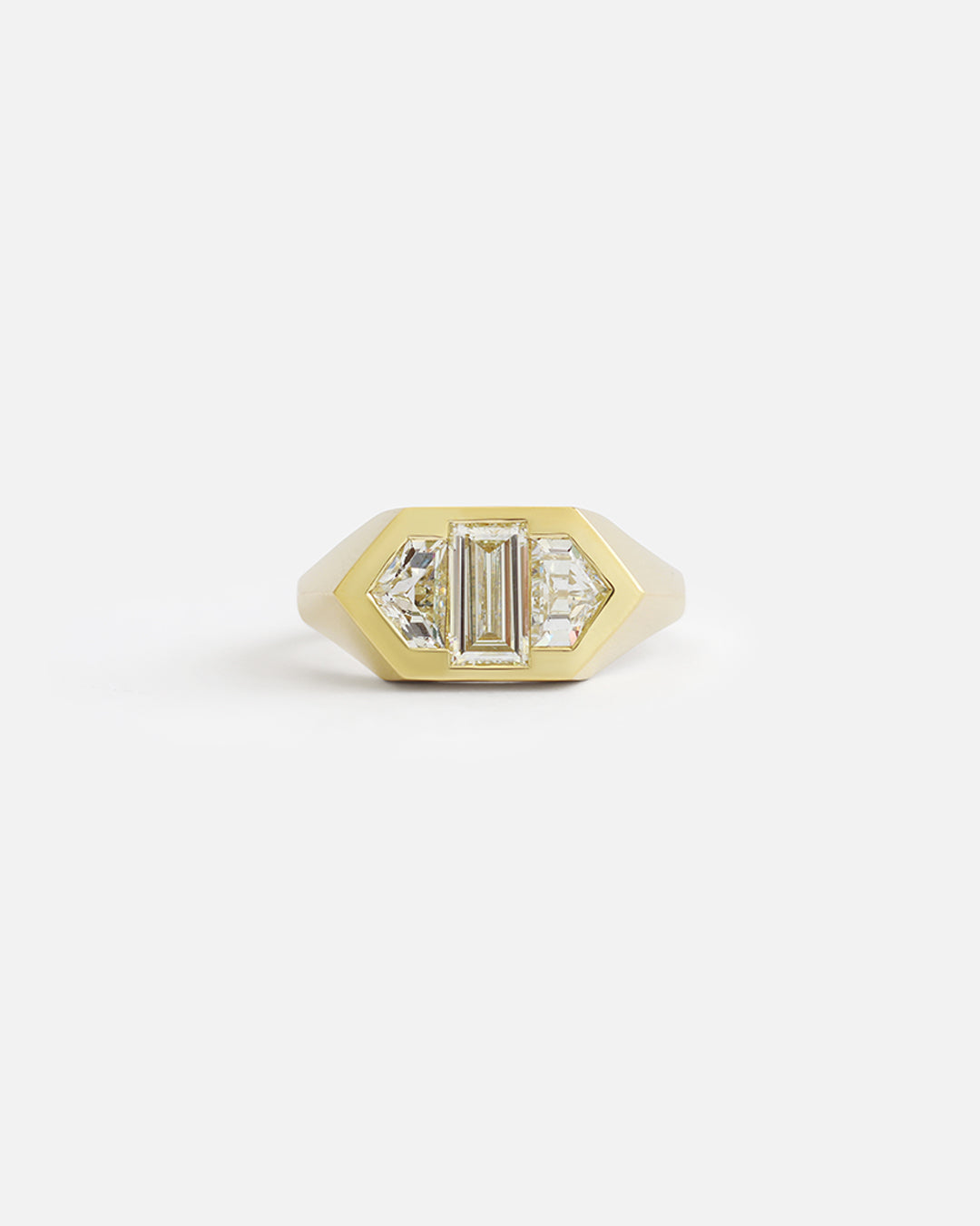 Elongated Hexagon / Ring By Hiroyo