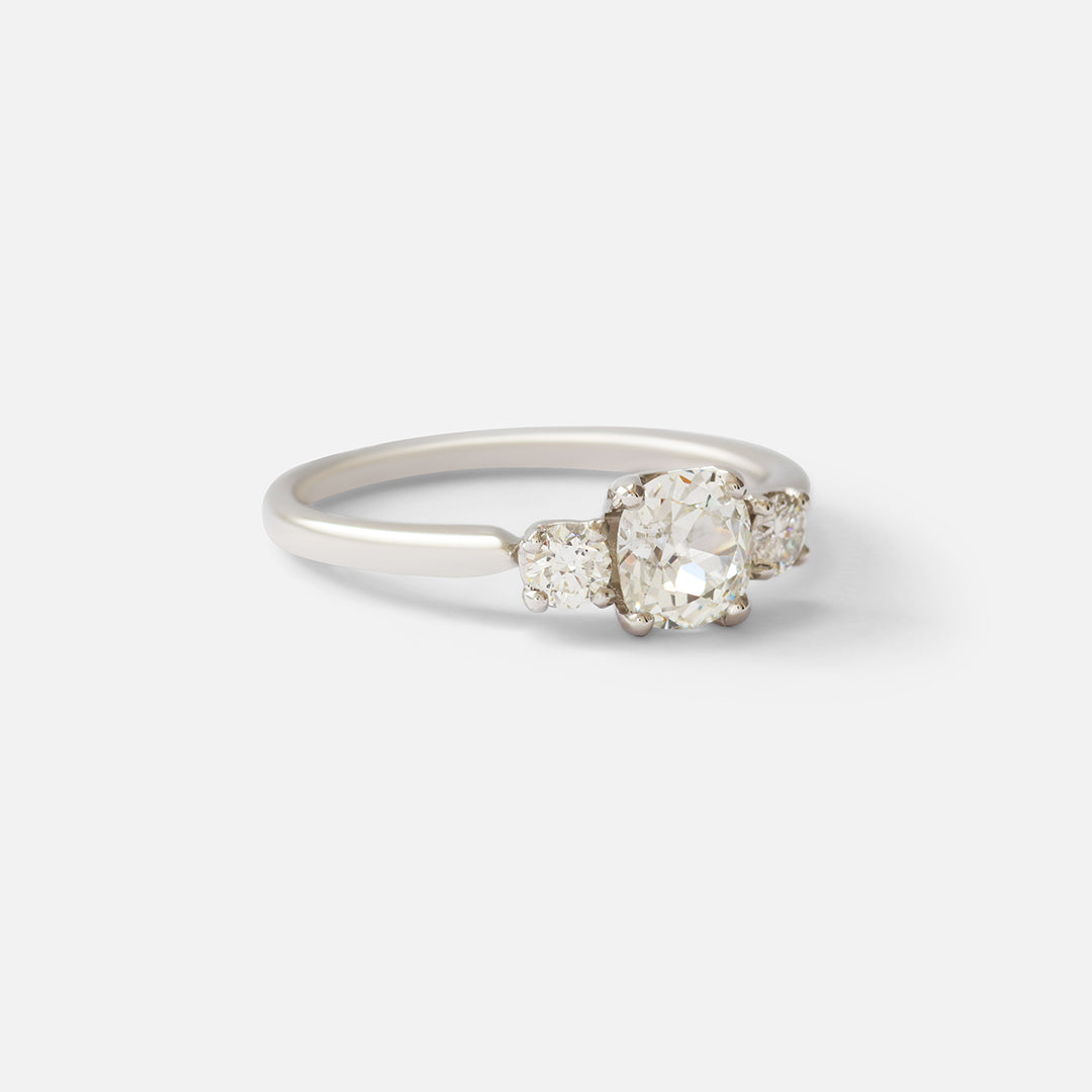 3 Wishes / Old Mine Cut Ring By Hiroyo in ENGAGEMENT Category