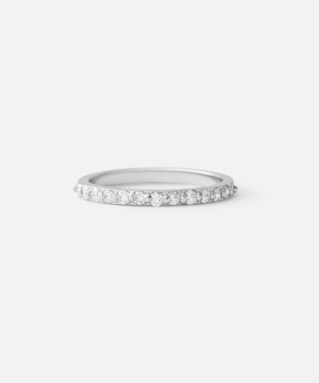 Dew / 1.75mm Round White Diamond Ring By Hiroyo
