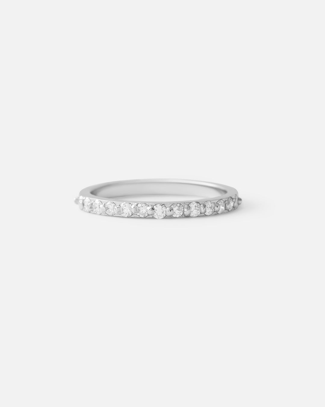 Dew / 1.75mm Round White Diamond Ring By Hiroyo