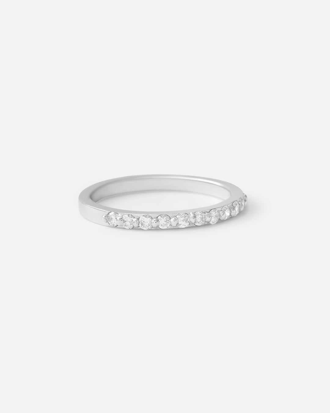 Dew / 1.75mm Round White Diamond Ring By Hiroyo
