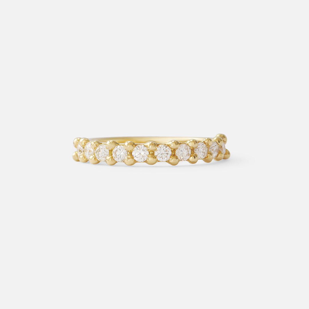 Dew / 2.3mm Brilliant Cut Diamond Ring Ready To Ship 18k Yellow Gold 6.25 By Hiroyo in WEDDING Category