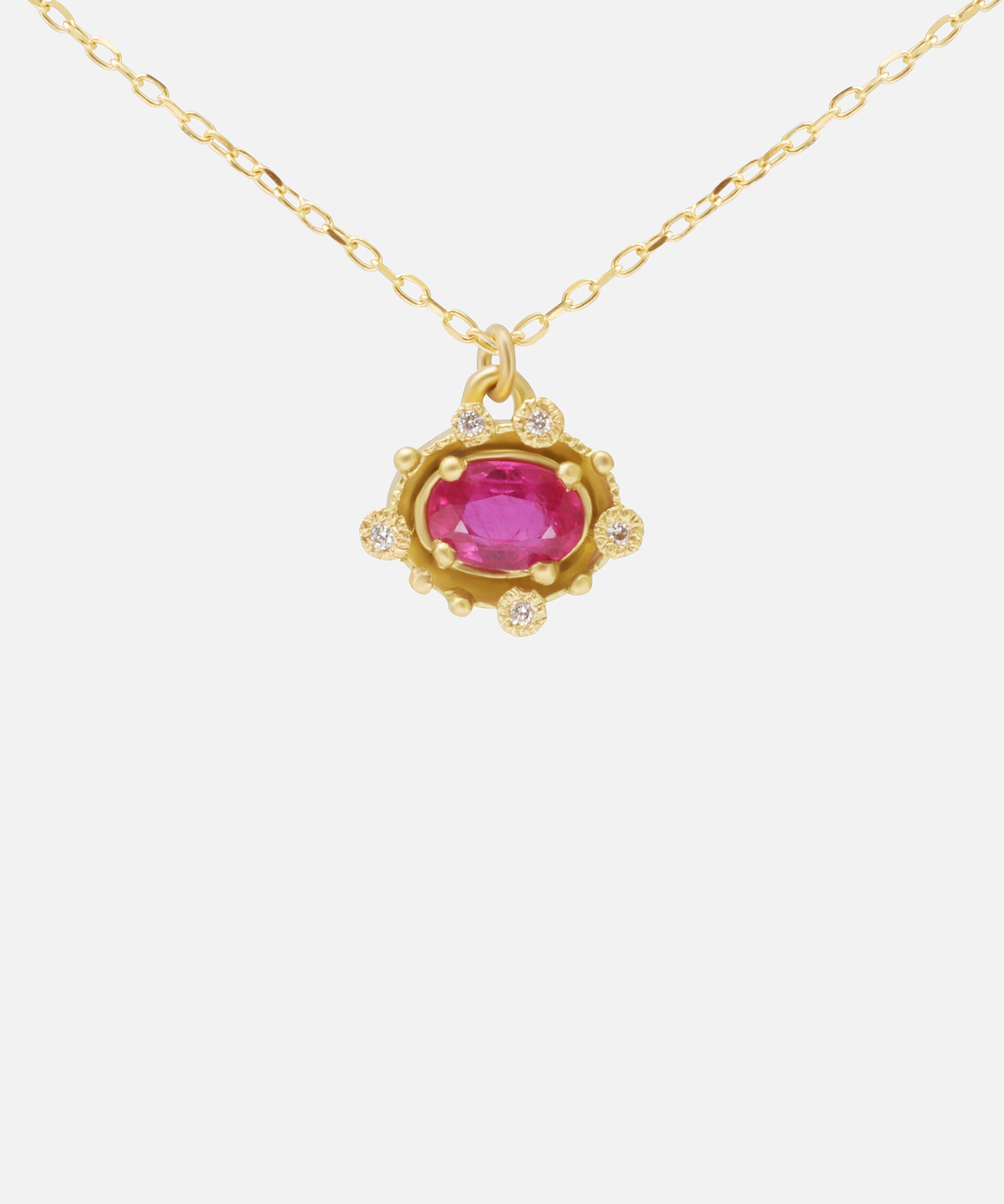 Melee Halo Pendant / Ruby By Hiroyo
