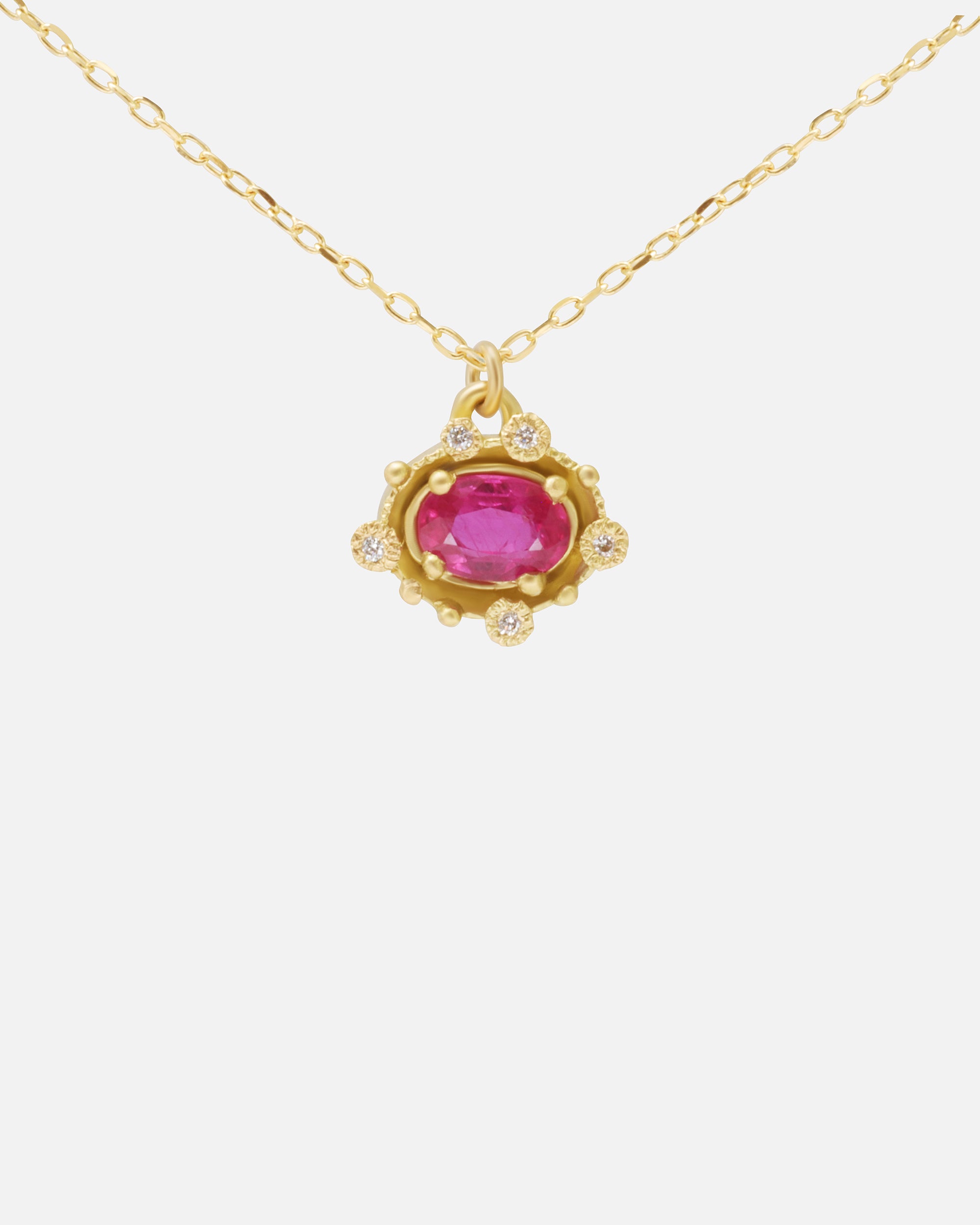 Melee Halo Pendant / Ruby By Hiroyo in pendants Category
