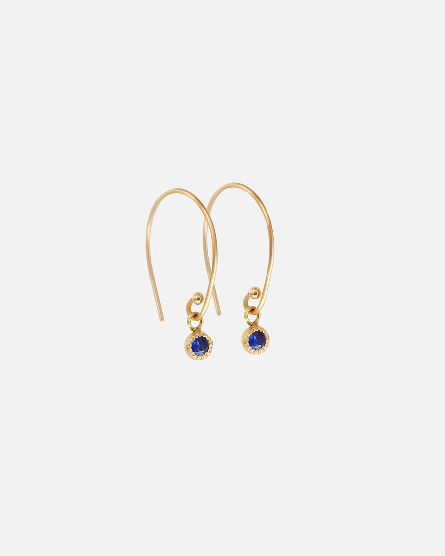 Melee Ball Loop / Sapphire Earrings By Hiroyo in earrings Category