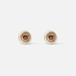 Pebble / 4mm Stud Earrings By Hiroyo in earrings Category