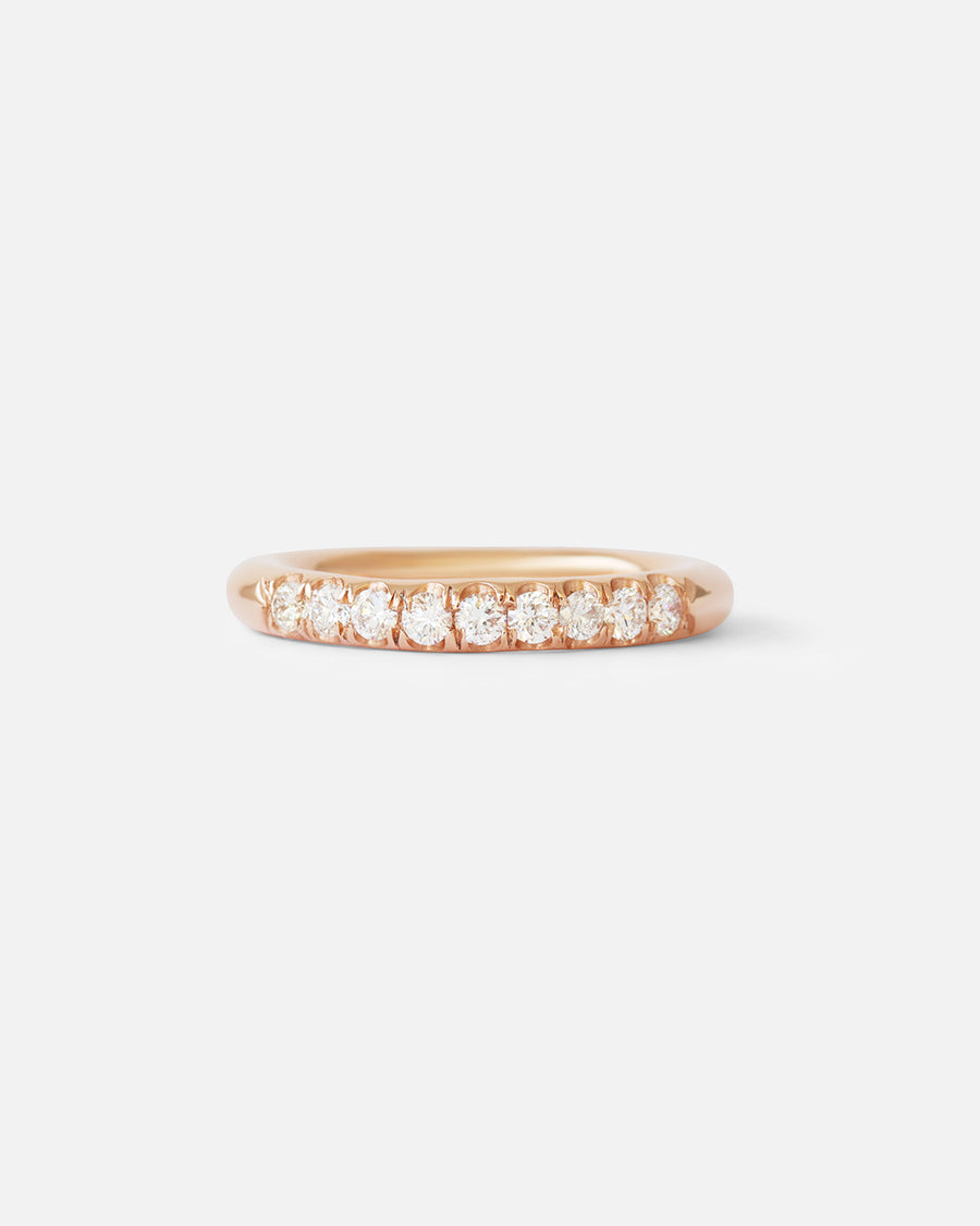 Round Band / Pave 9 Diamonds By Hiroyo in WEDDING Category