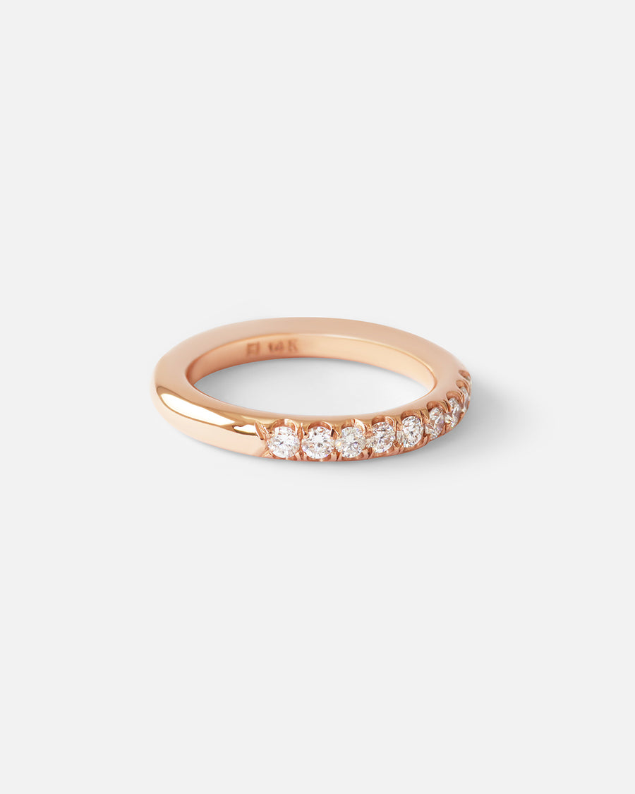 Round Band / Pave 9 Diamonds By Hiroyo in WEDDING Category