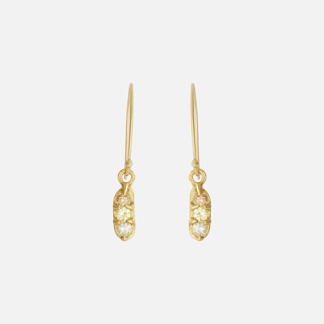 Silk / Sugar Candy Sapphire Earrings By Hiroyo in earrings Category