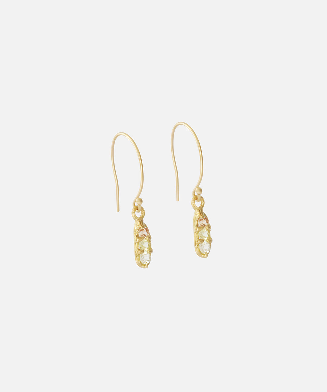 Silk / Sugar Candy Sapphire Earrings By Hiroyo