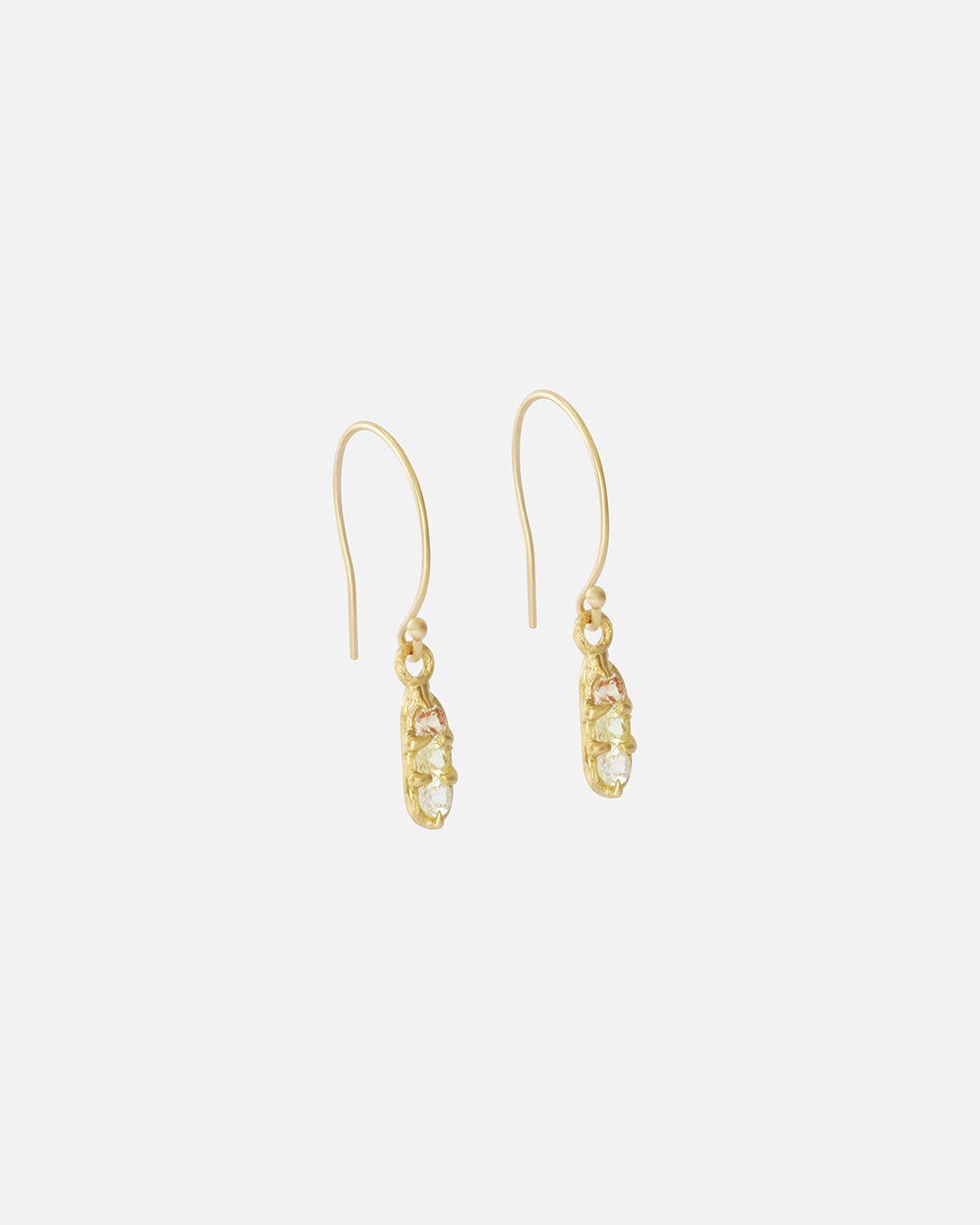 Silk / Sugar Candy Sapphire Earrings By Hiroyo