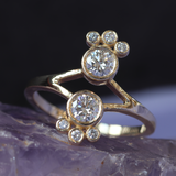Diamond Mirror / Ring By Nishi in ENGAGEMENT Category