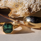 Blue and Green Tourmaline Ring By Bree Altman in ENGAGEMENT Category