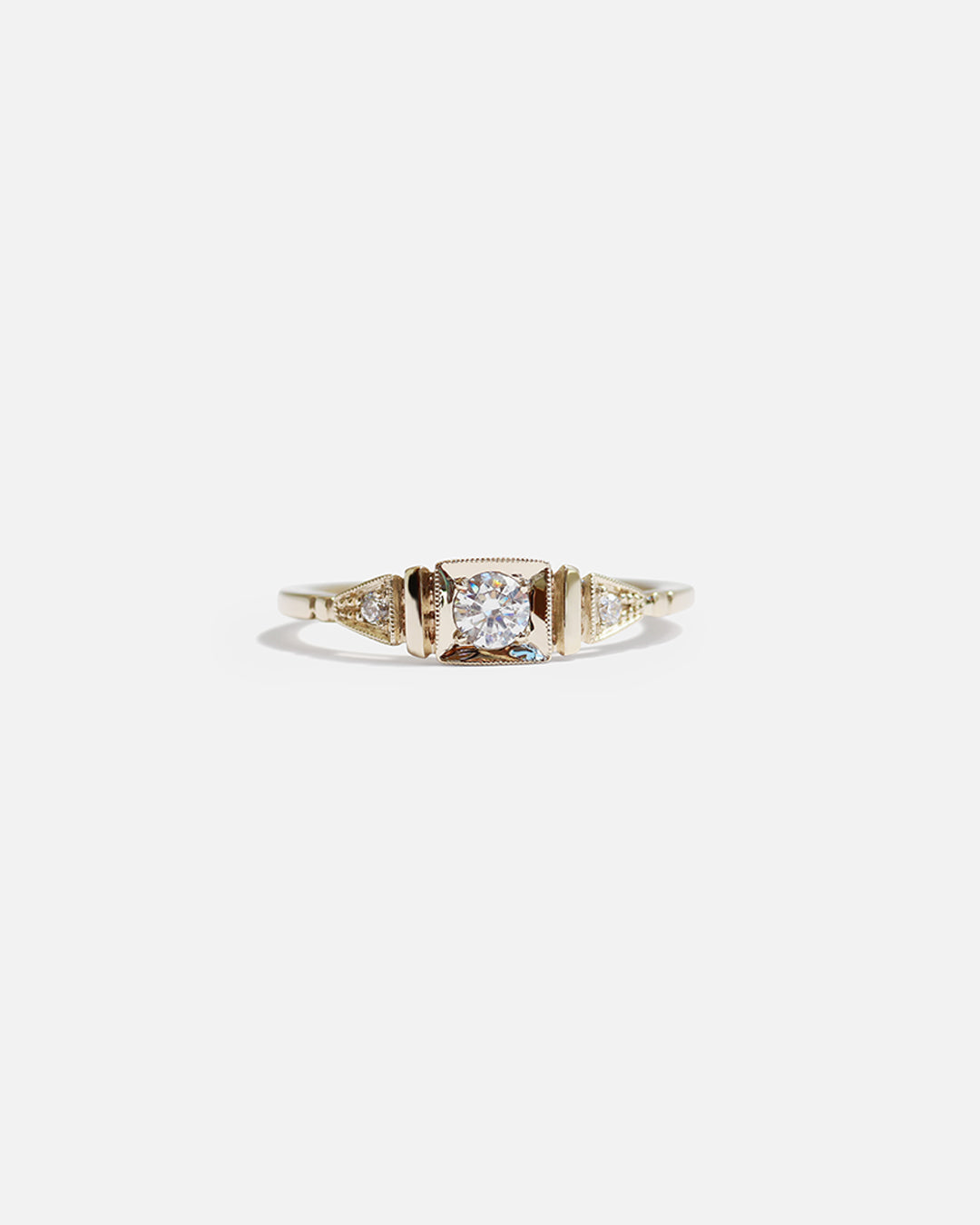 Ella Ring / White Diamonds By Katrina La Penne in Engagement Rings Category