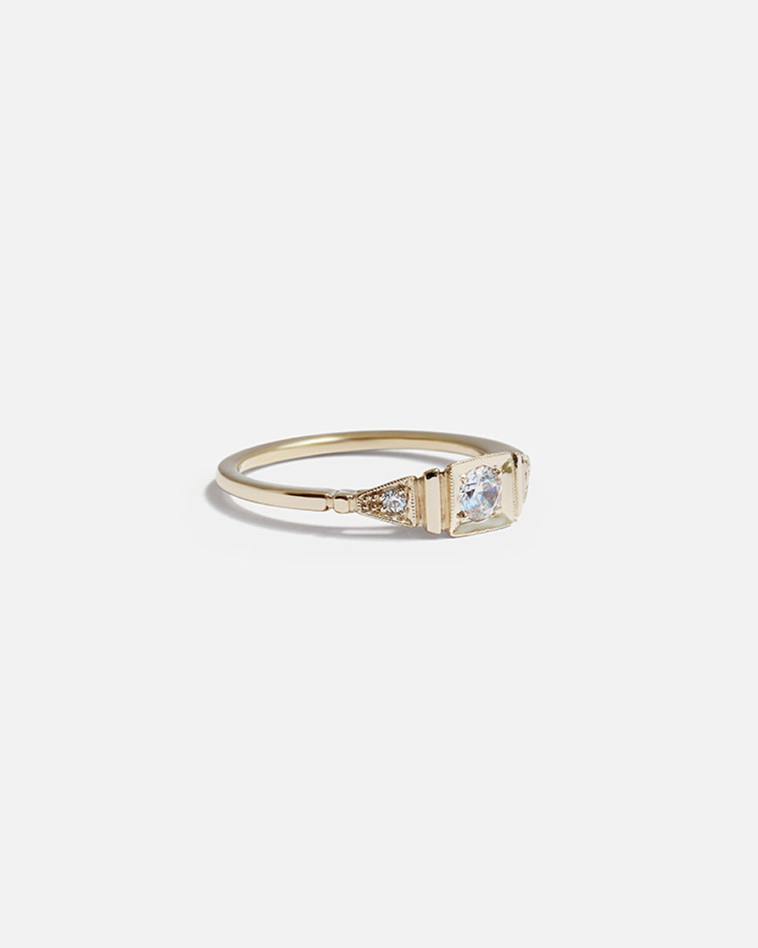 Ella Ring / White Diamonds By Katrina La Penne in Engagement Rings Category