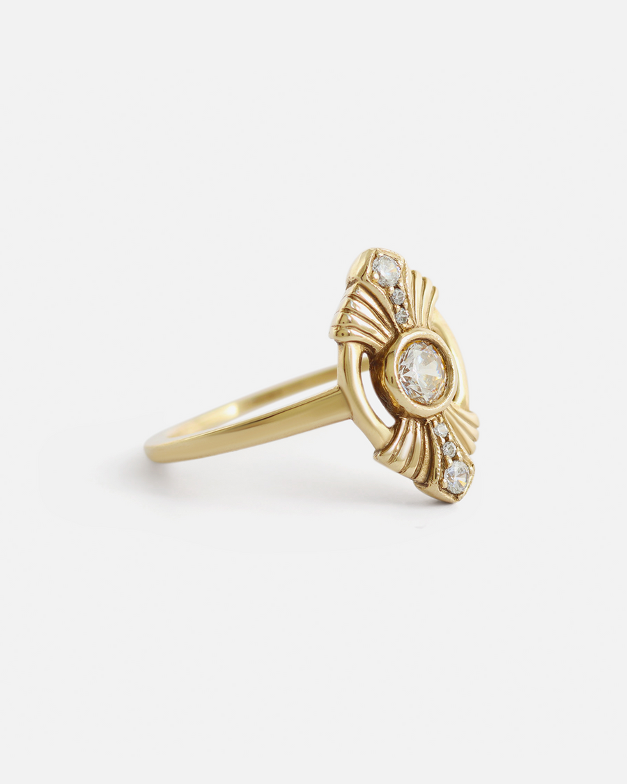 Gatsby Ring / White Diamonds By Katrina La Penne in ENGAGEMENT Category