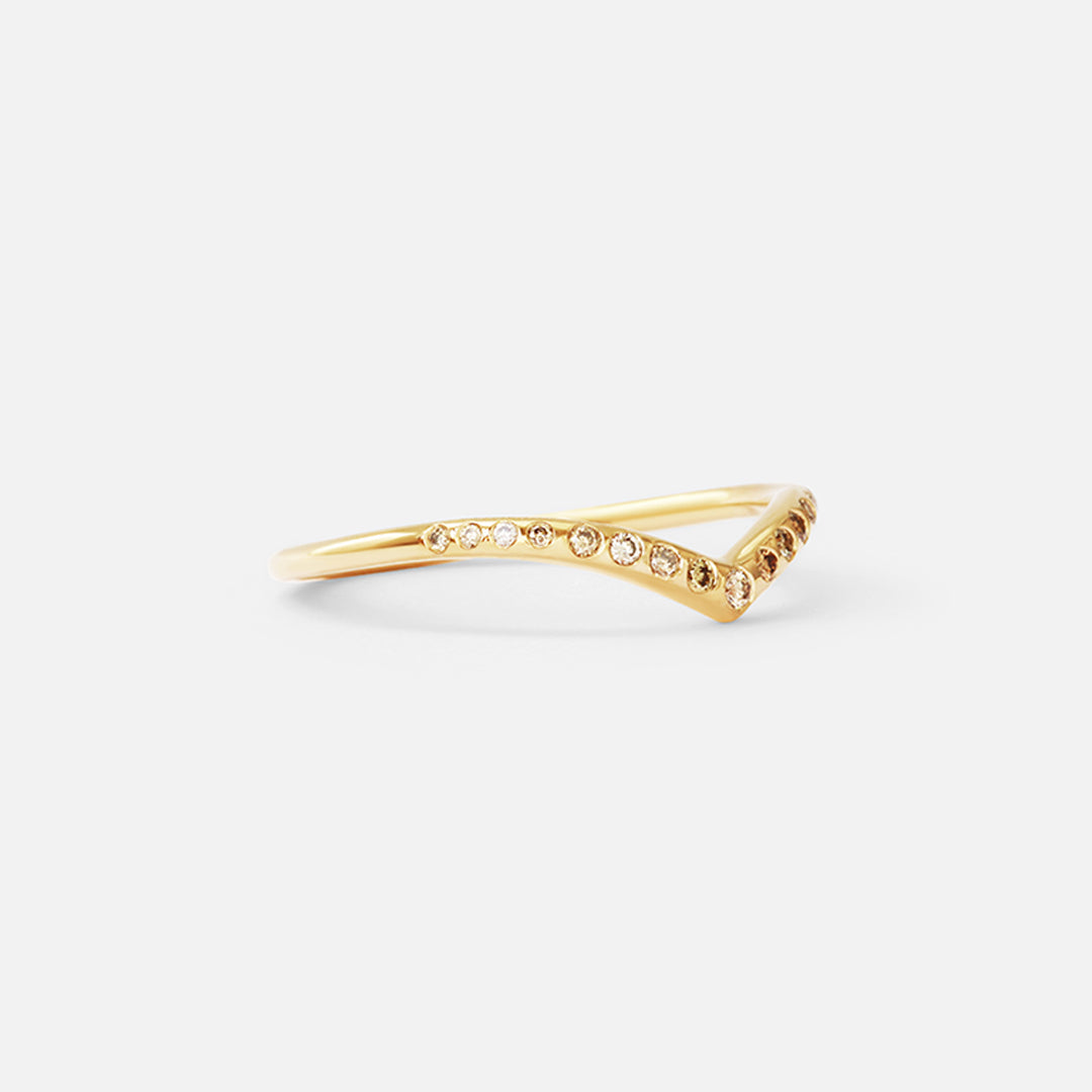 Archer Ring / Champagne Diamonds By Katrina La Penne in WEDDING Category