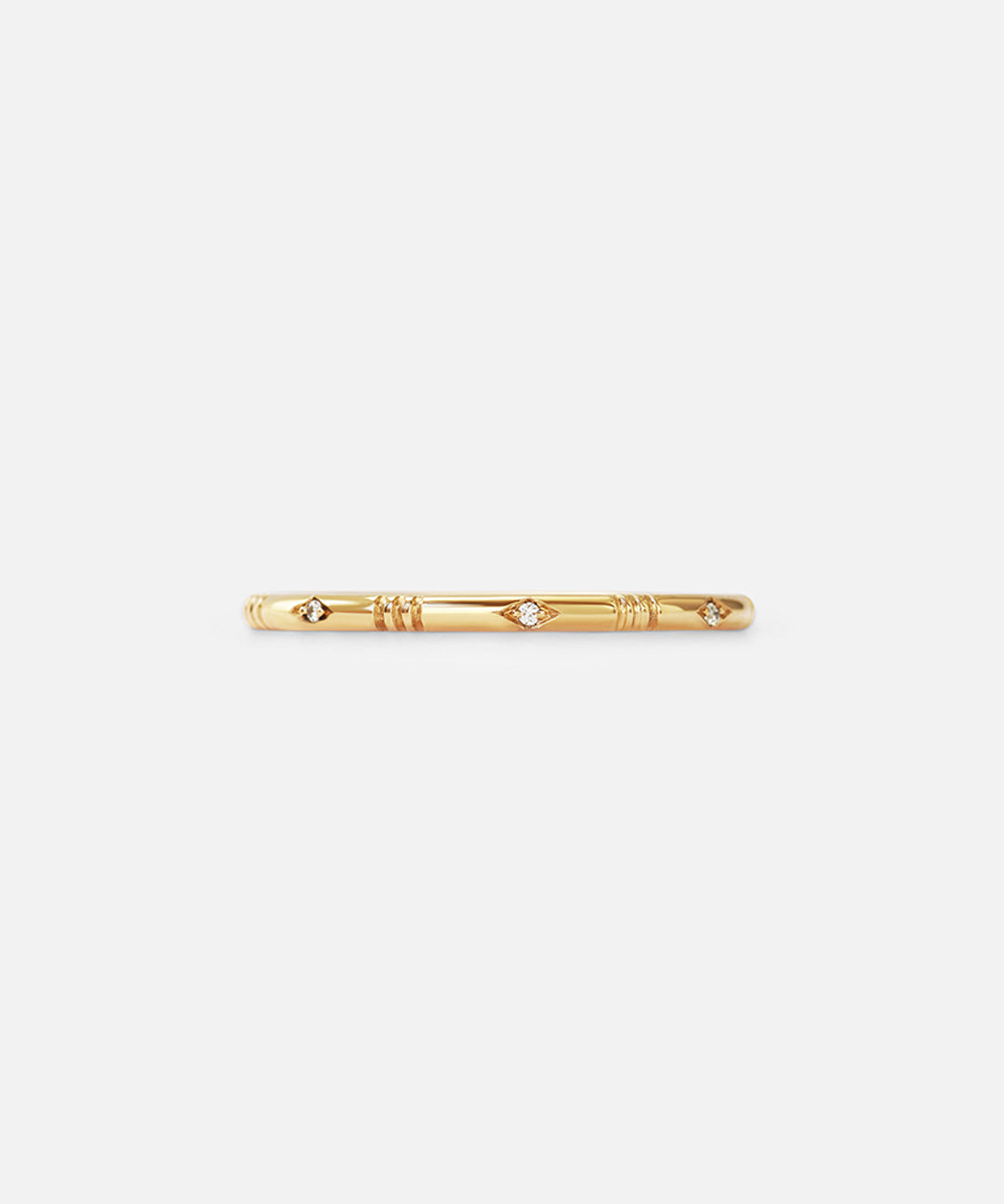 Diamond Line / Ring By Katrina La Penne