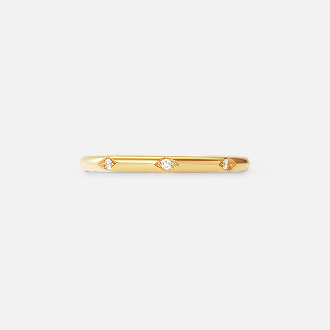 Arrows Ring / White Diamonds By Katrina La Penne in WEDDING Category