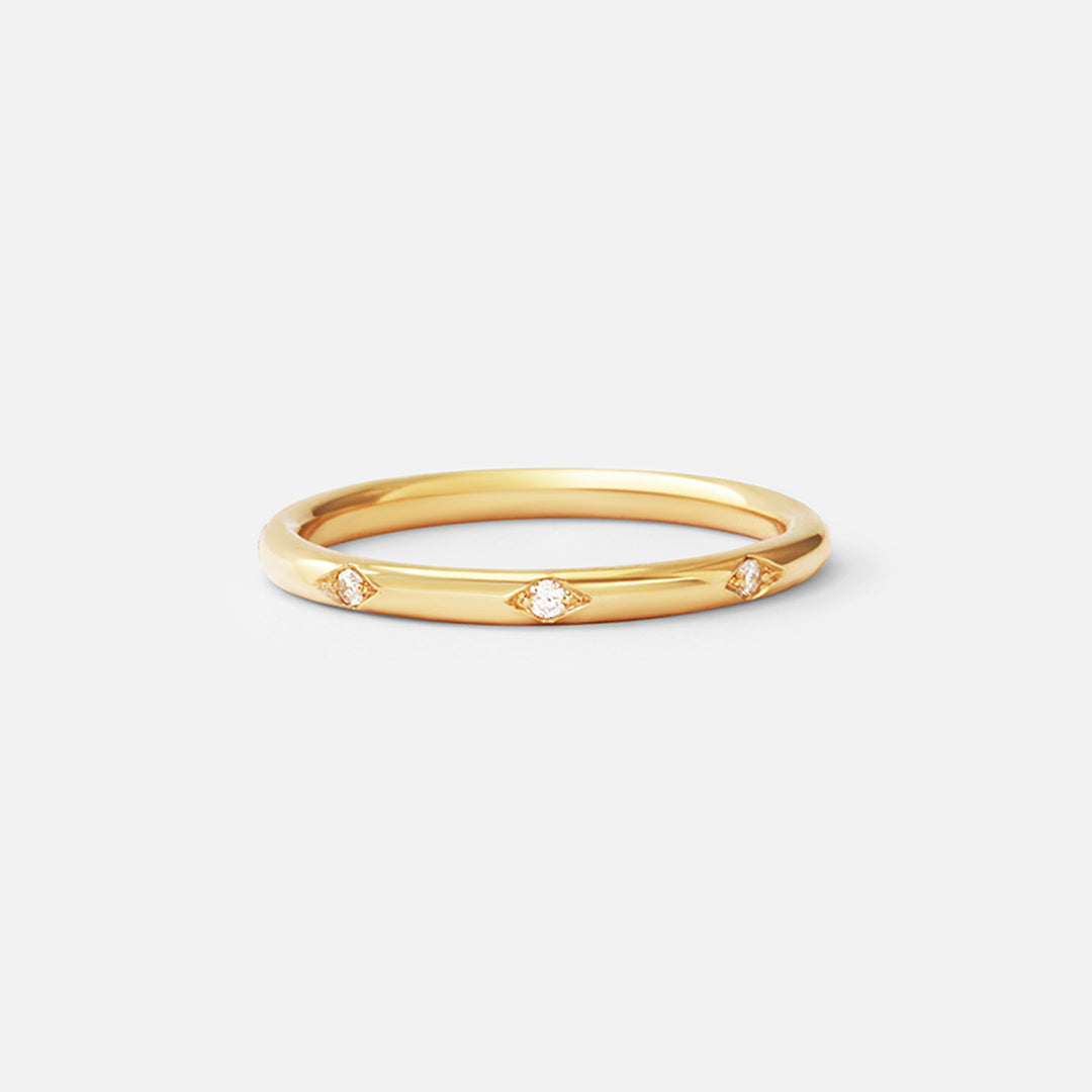 Arrows Ring / White Diamonds By Katrina La Penne in WEDDING Category