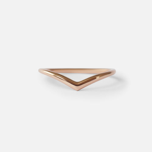 Archer / Ring Ready To Ship 14k Rose Gold 6.5 By Katrina La Penne in rings Category