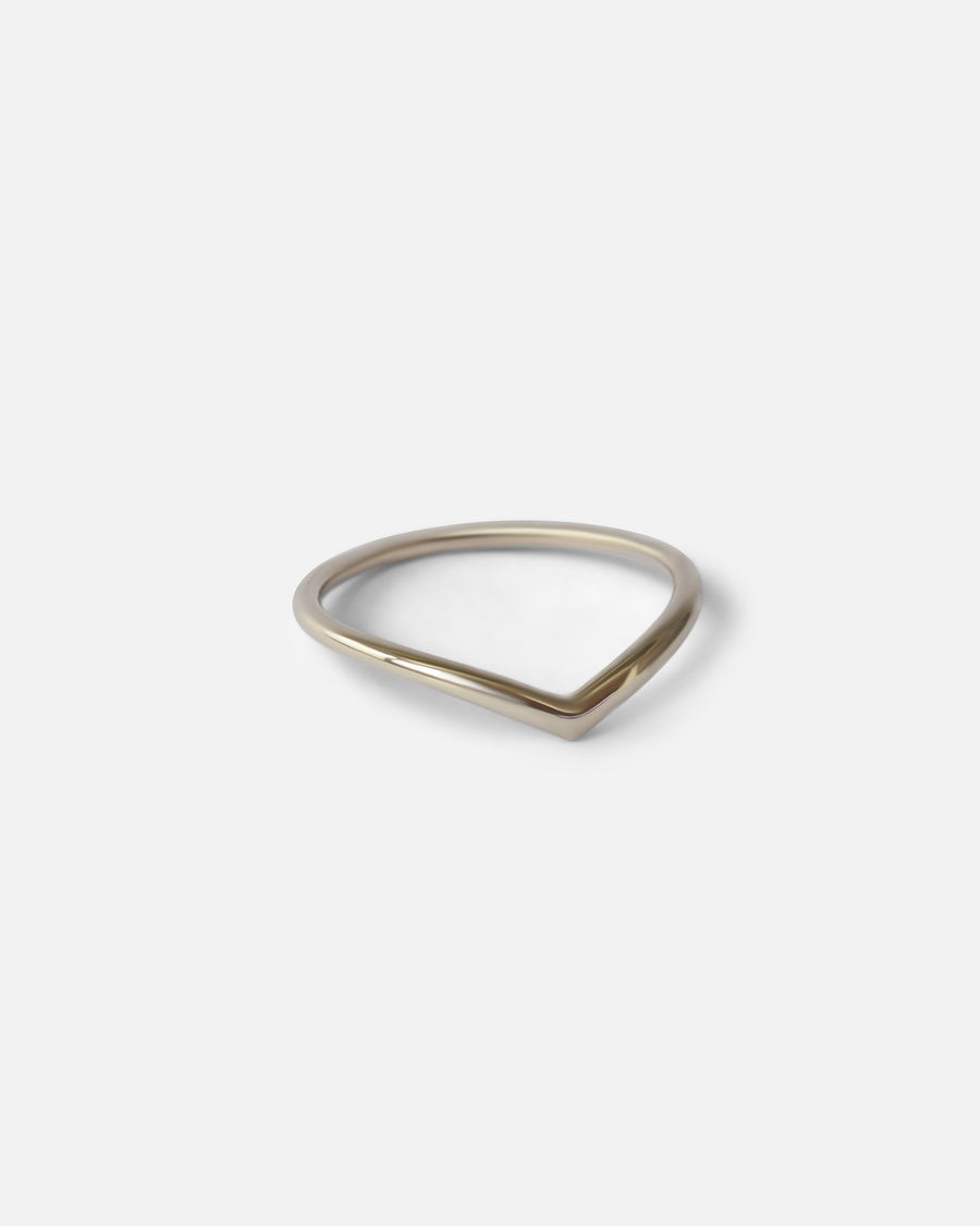 Archer / Ring Made To Order 14k White Gold Specify at Checkout By Katrina La Penne in rings Category