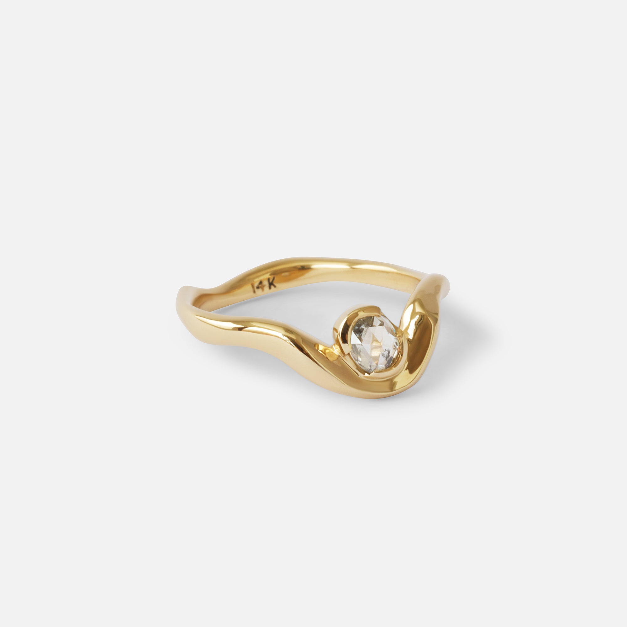 Rose Cut Root Ring By Kestrel Dillon in rings Category