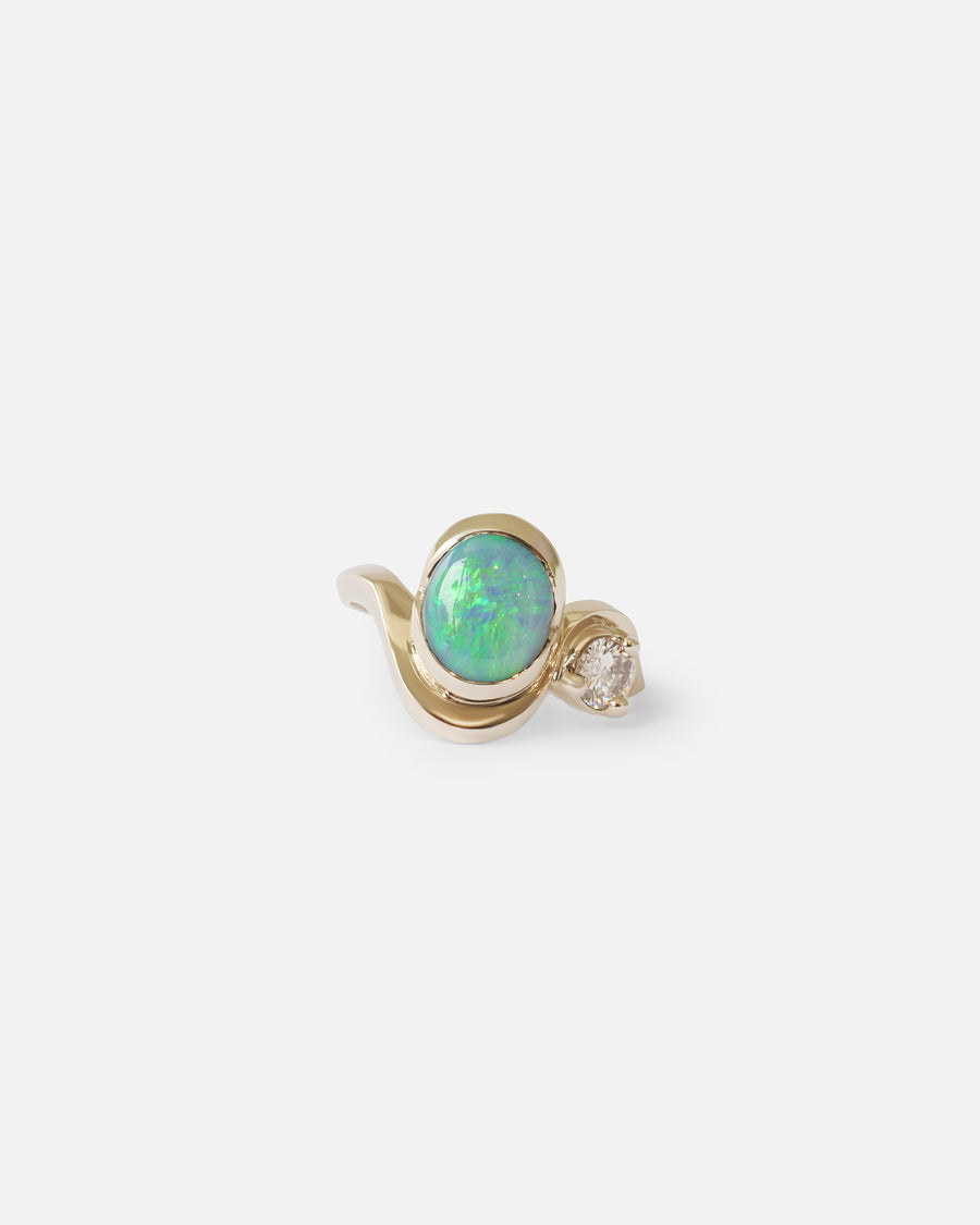 Opal Curve Ring By Kestrel Dillon in rings Category