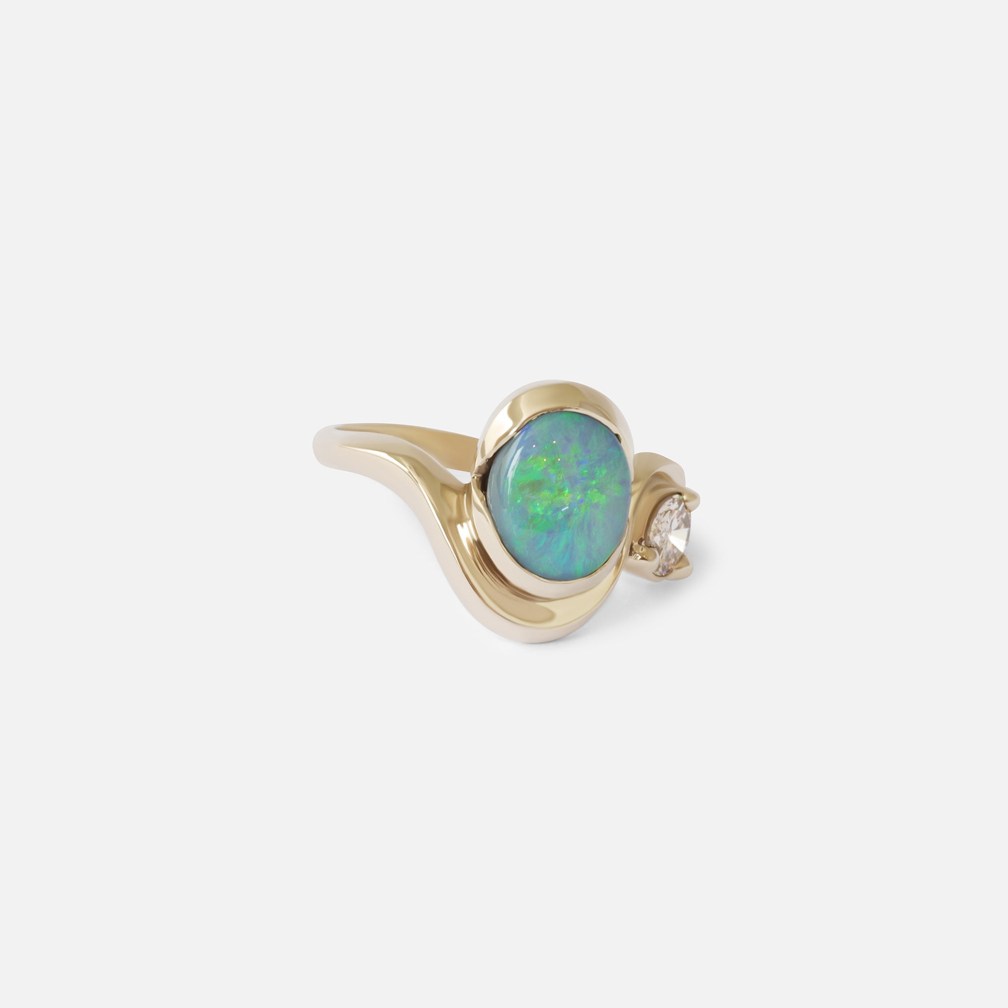 Opal Curve Ring By Kestrel Dillon