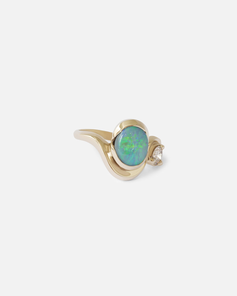 Opal Curve Ring By Kestrel Dillon in rings Category