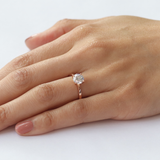 Lara / Flat Band By fitzgerald jewelry in ENGAGEMENT Category