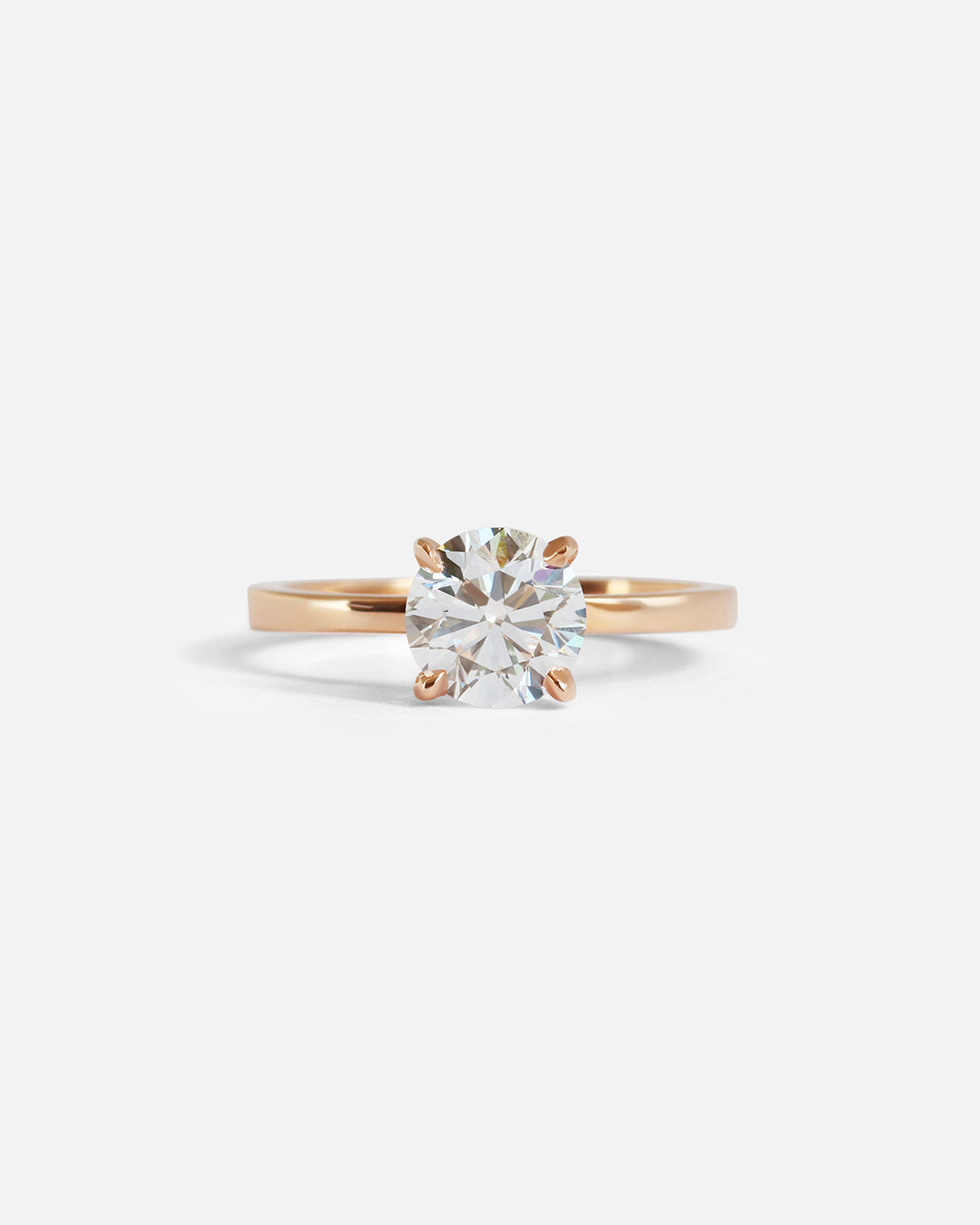 Lara / Flat Band By fitzgerald jewelry in ENGAGEMENT Category