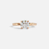 Lara / Flat Band By fitzgerald jewelry in ENGAGEMENT Category